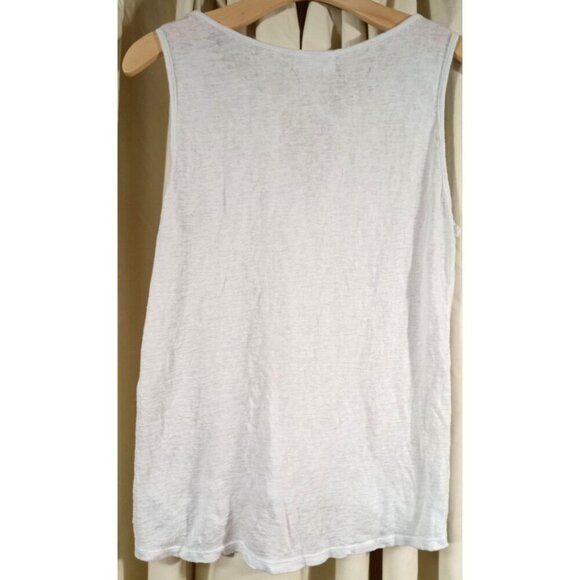 Velvet By Graham And Spencer Gorgeous White top with Peek hole Womens Small Clas - Picture 5 of 5